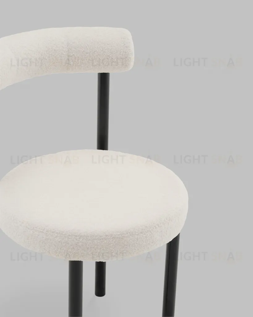 Стул обеденный Флорео букле молочный УТ000041338