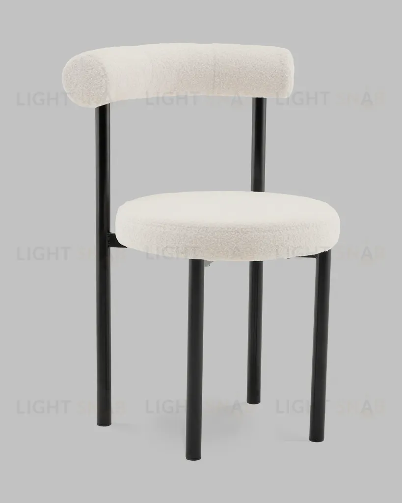 Стул обеденный Флорео букле молочный УТ000041338