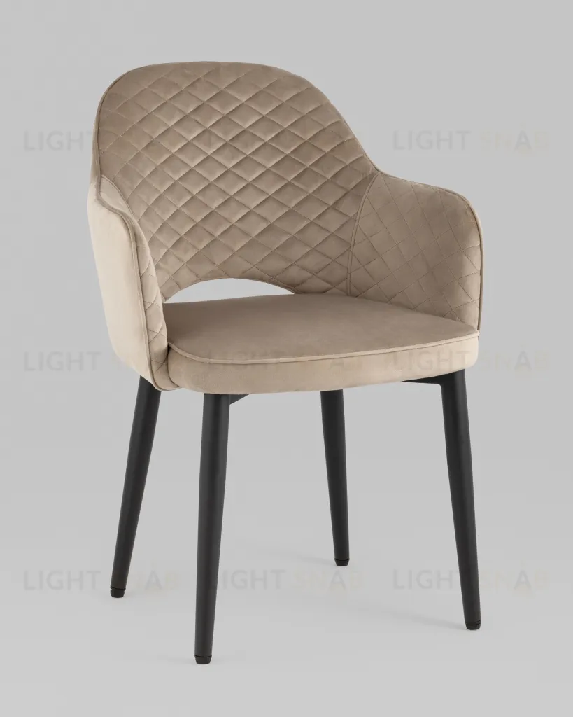 Стул Венера диамант велюр шампань УТ000038907