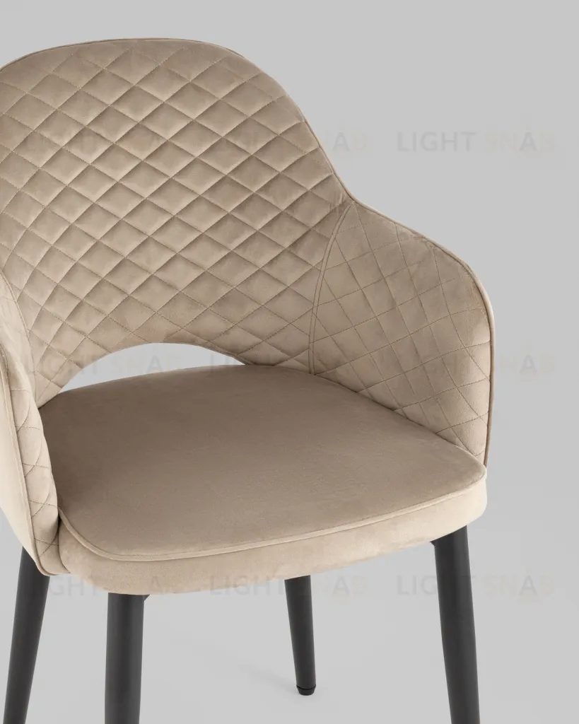 Стул Венера диамант велюр шампань УТ000038907