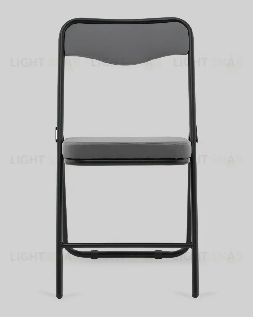 Стул складной Джонни велюр велютто темно-серый каркас черный матовый УТ000041387