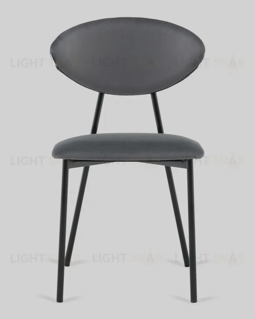 Стул обеденный Квинси велюр темно-серый УТ000041637