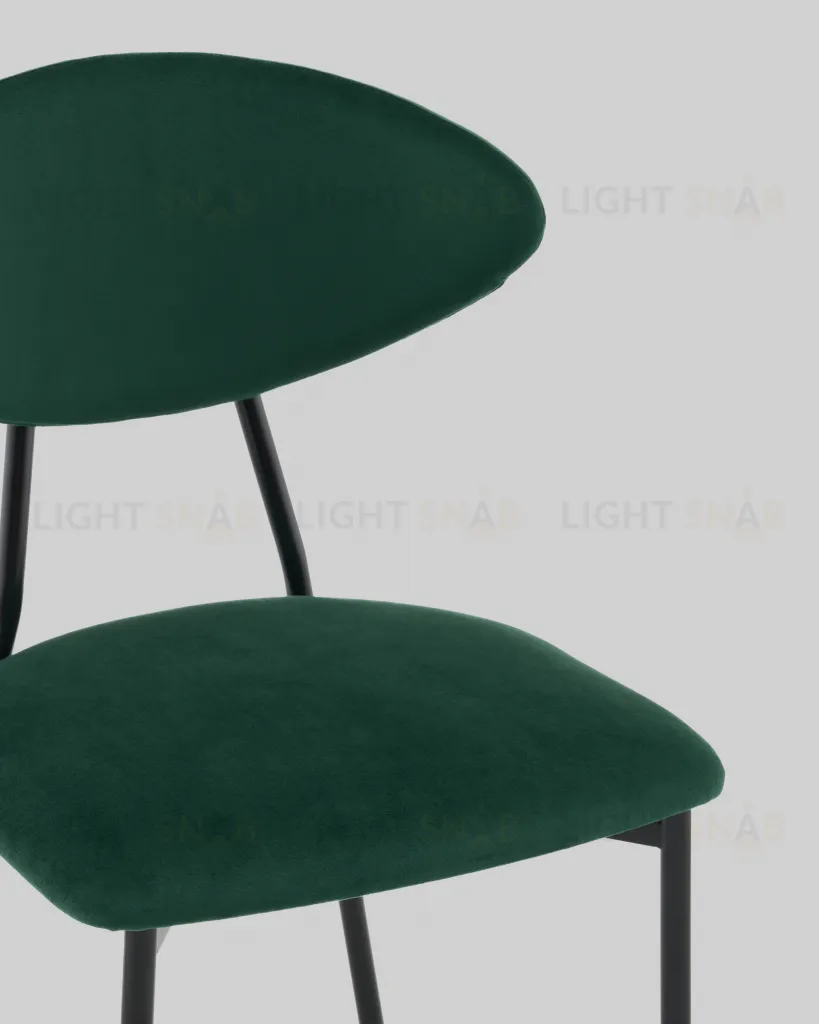 Стул обеденный Квинси велюр зеленый УТ000041638