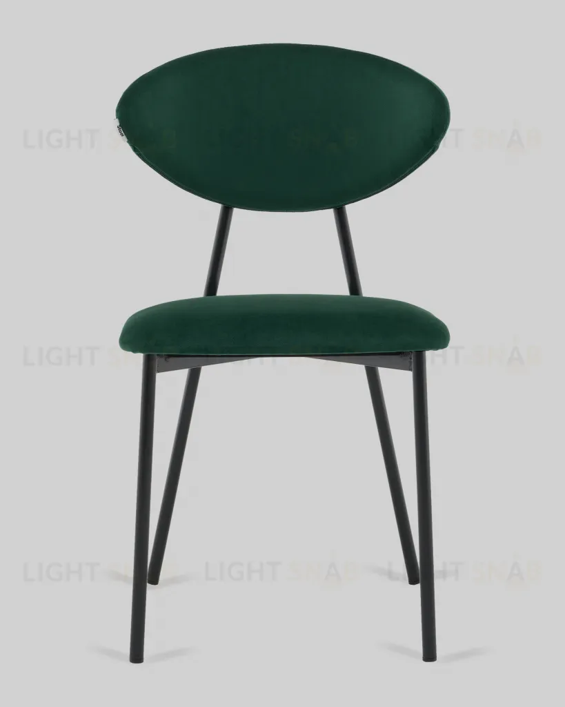 Стул обеденный Квинси велюр зеленый УТ000041638