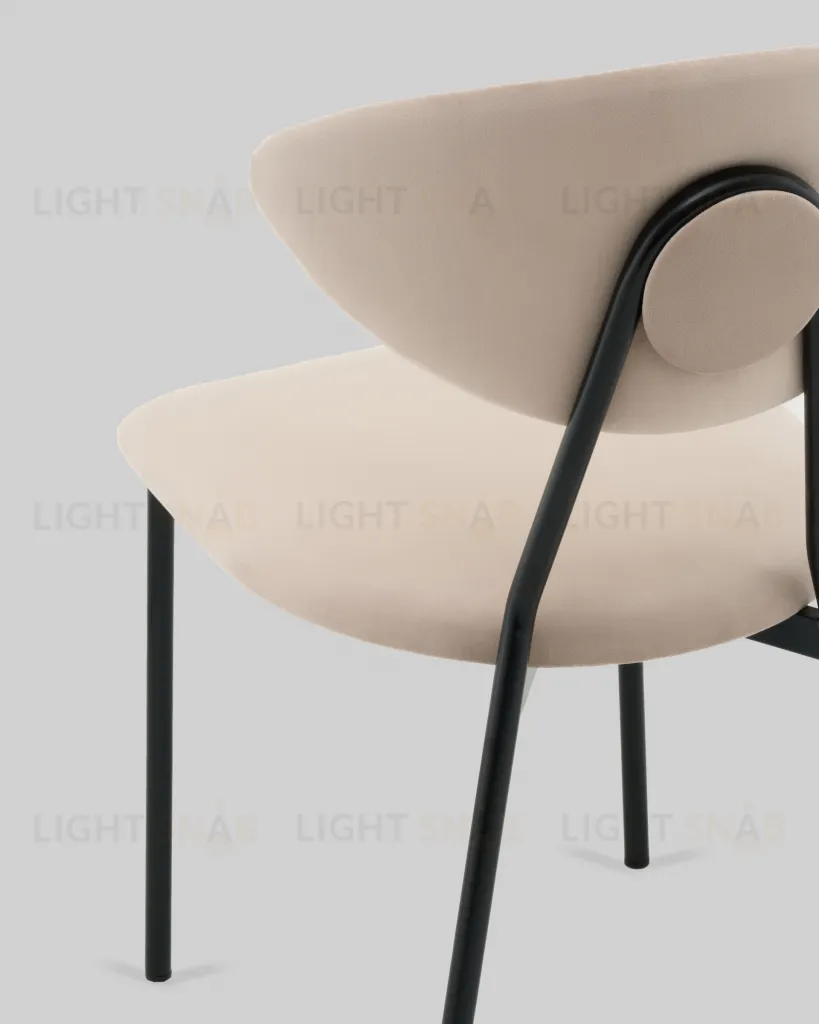 Стул обеденный Квинси велюр кремовый УТ000041639