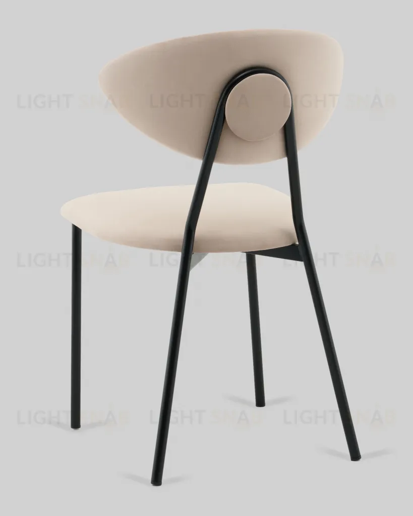 Стул обеденный Квинси велюр кремовый УТ000041639