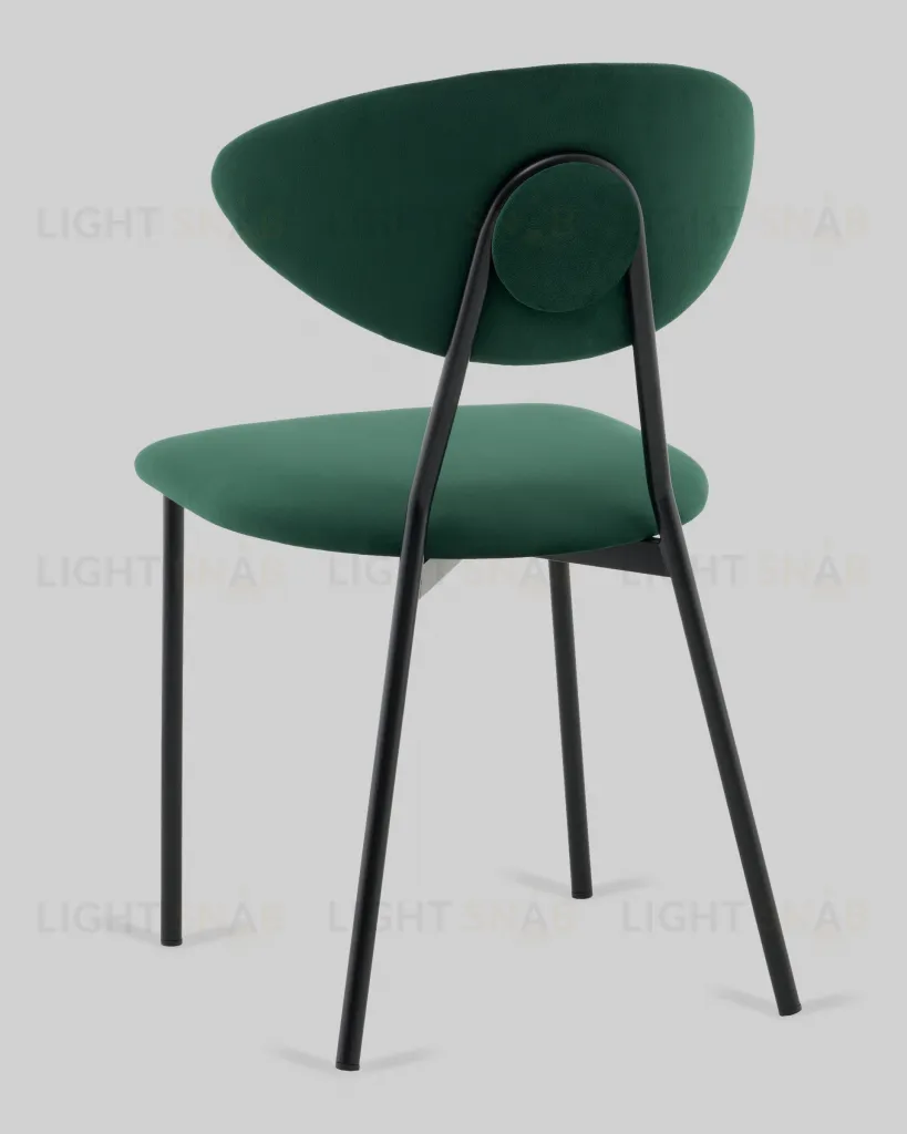 Стул обеденный Квинси велюр зеленый УТ000041638