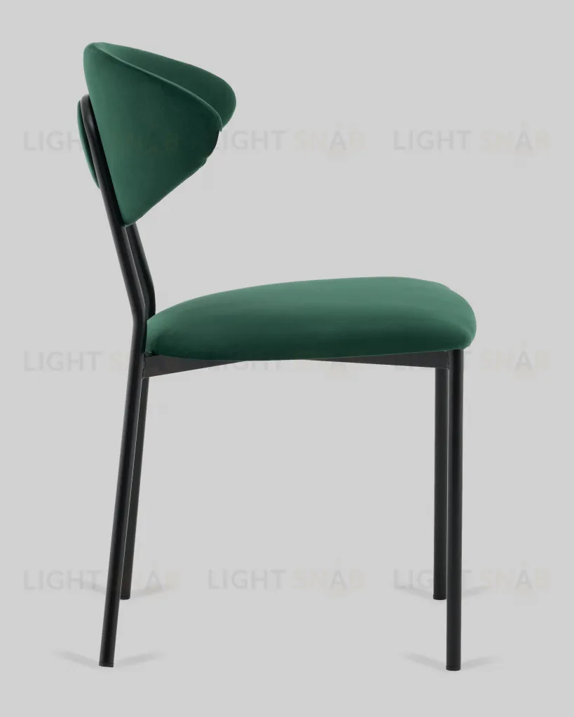 Стул обеденный Квинси велюр зеленый УТ000041638