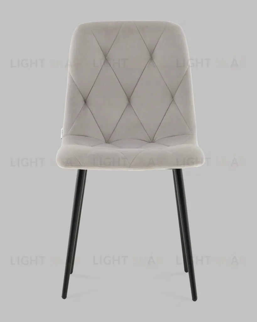 Стул Одди Diamond велюр светло-серый УТ000041446