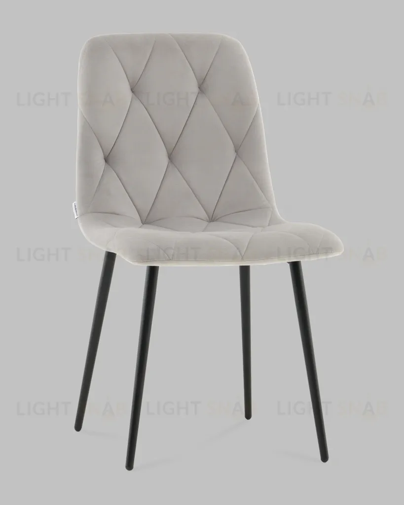 Стул Одди Diamond велюр светло-серый УТ000041446