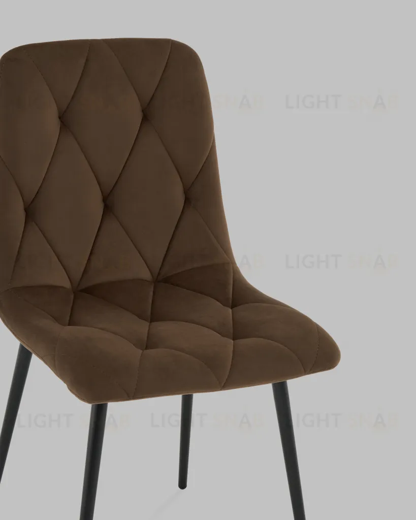 Стул Одди Diamond велюр коричневый УТ000041442