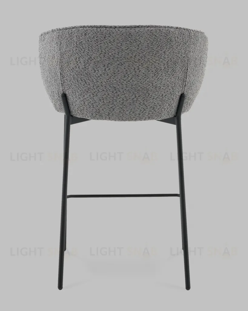 Стул полубарный Тисдейл букле темно-серый УТ000041696