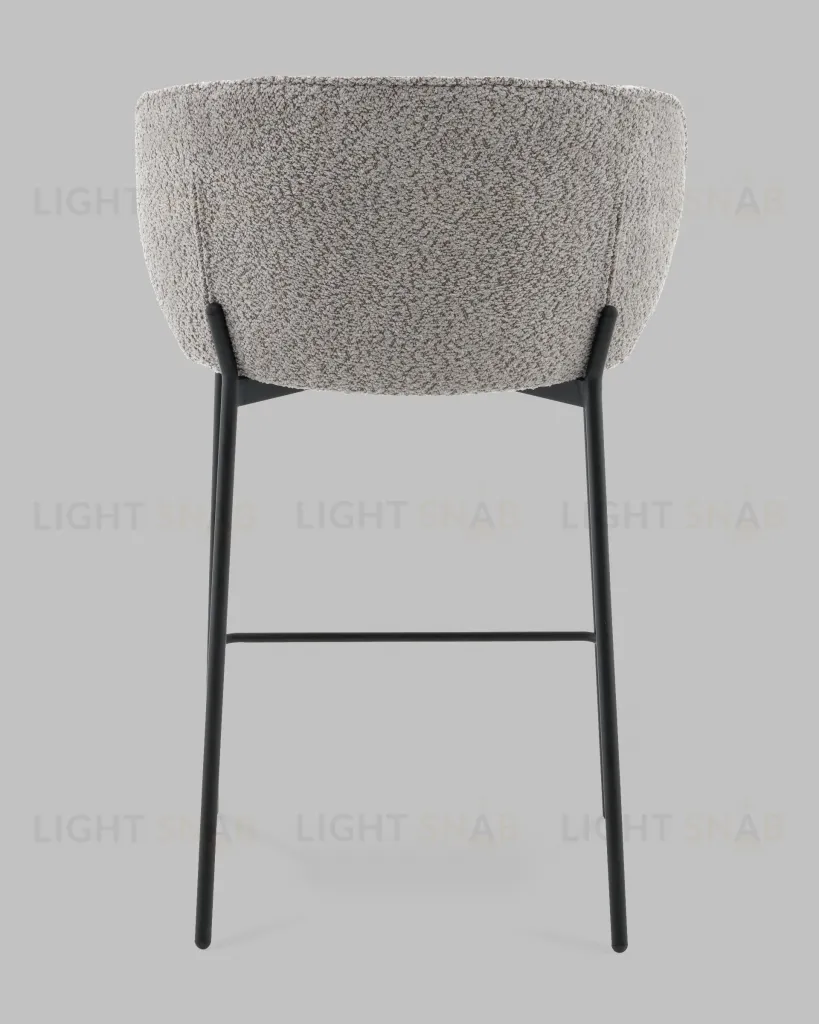 Стул полубарный Тисдейл букле серый УТ000041695