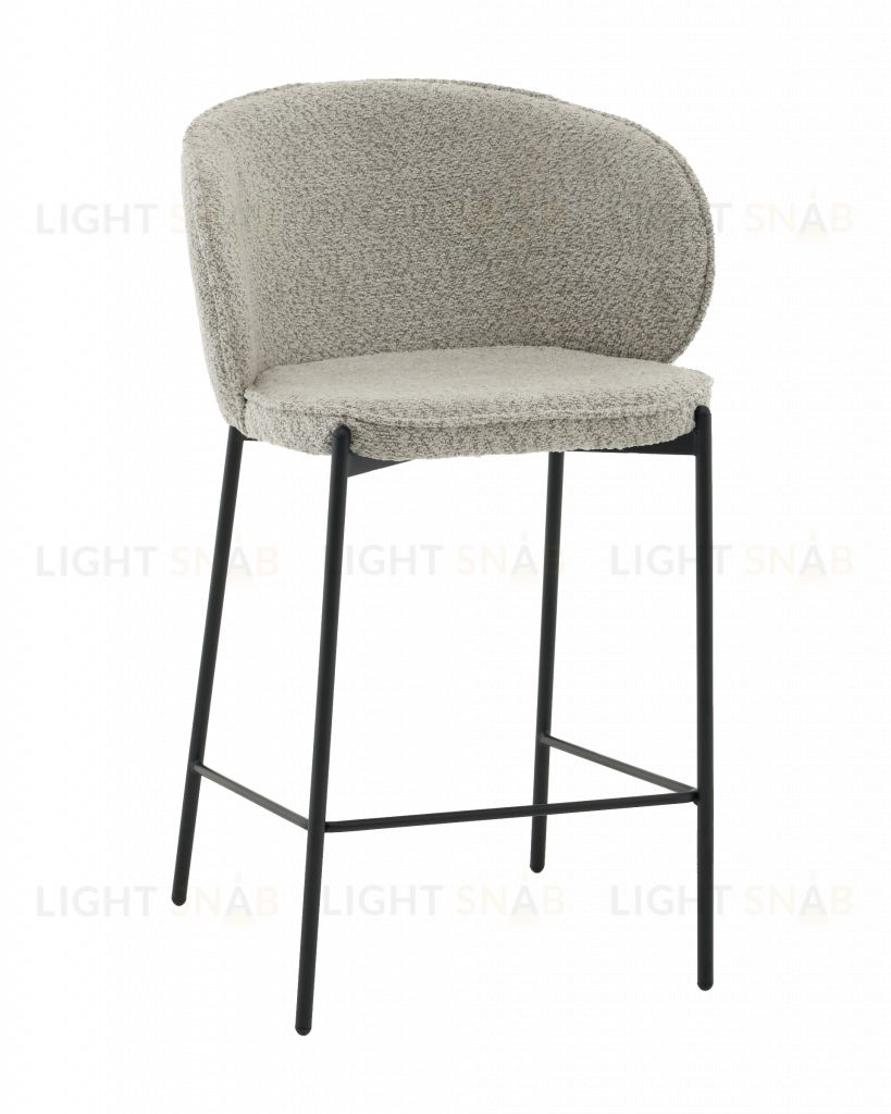 Стул полубарный Тисдейл букле светло-зеленый УТ000041693