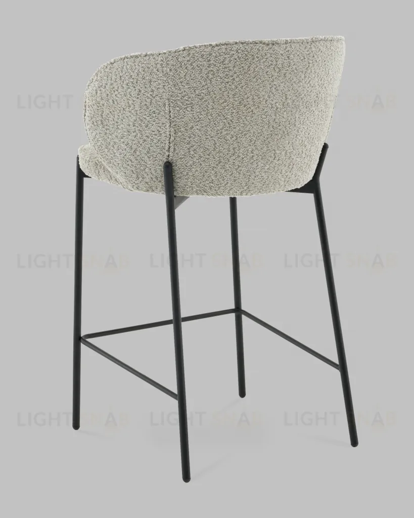 Стул полубарный Тисдейл букле светло-зеленый УТ000041693