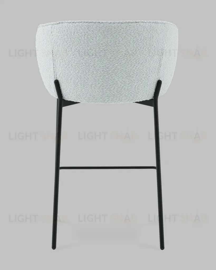 Стул полубарный Тисдейл букле светло-голубой УТ000041692