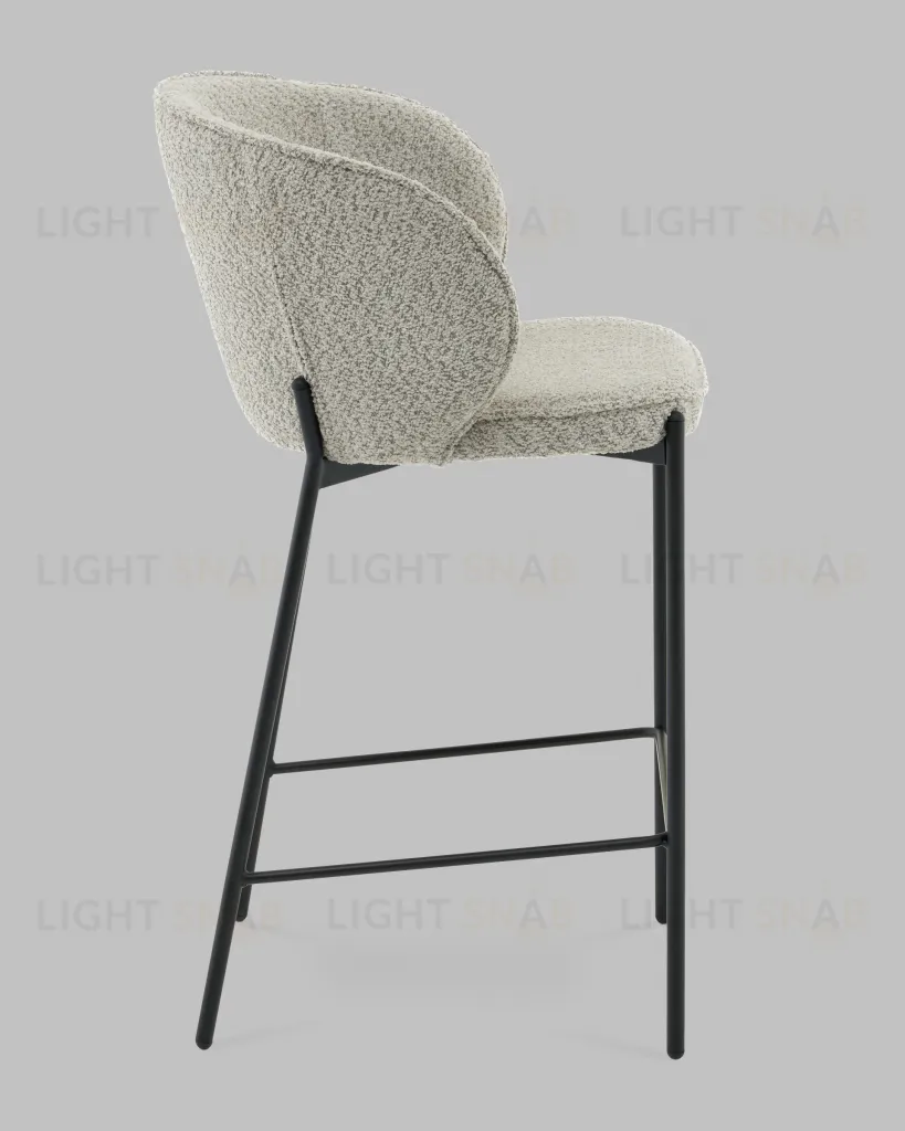 Стул полубарный Тисдейл букле светло-зеленый УТ000041693