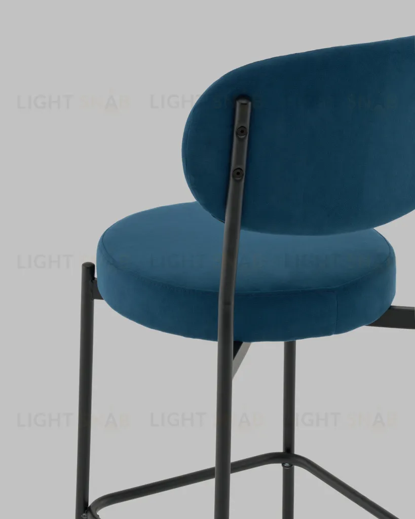 Стул Полубарный Бриф DD велюр синий УТ000041516