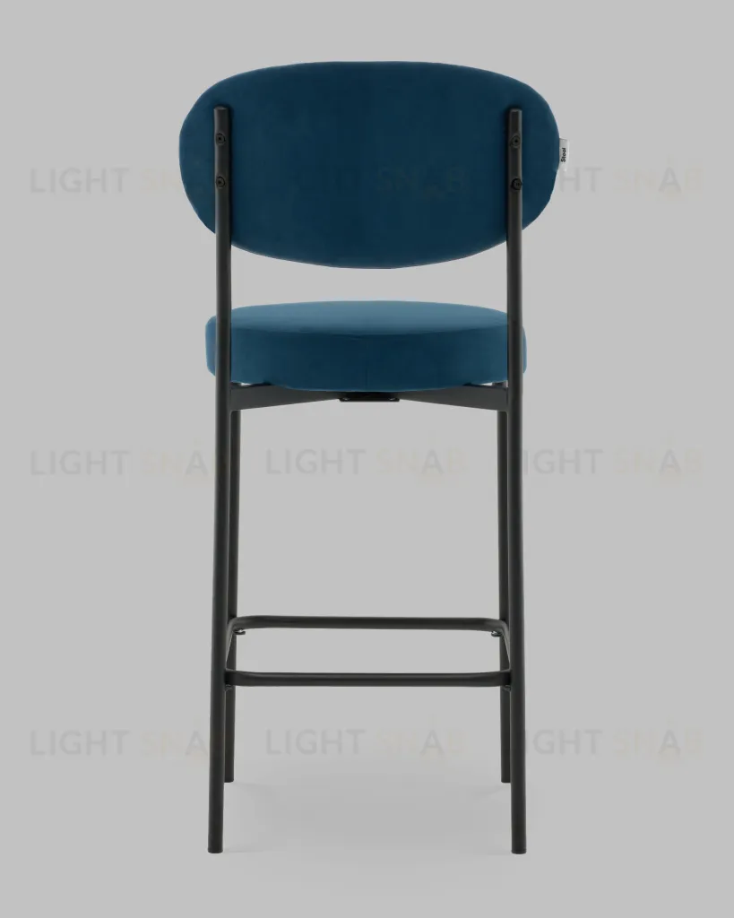 Стул Полубарный Бриф DD велюр синий УТ000041516