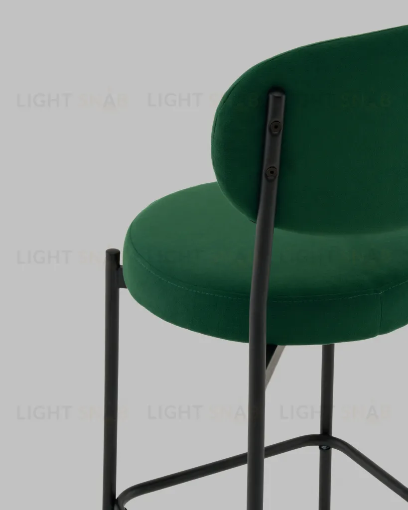 Стул Полубарный Бриф DD велюр зелёный УТ000041513