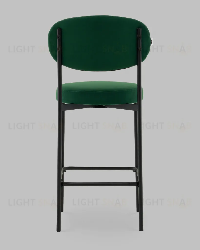 Стул Полубарный Бриф DD велюр зелёный УТ000041513