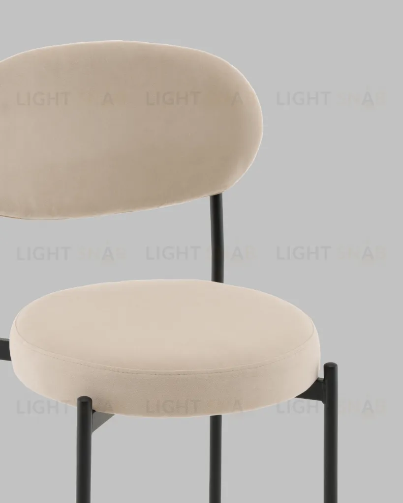 Стул Полубарный Бриф DD велюр бежевый УТ000041512