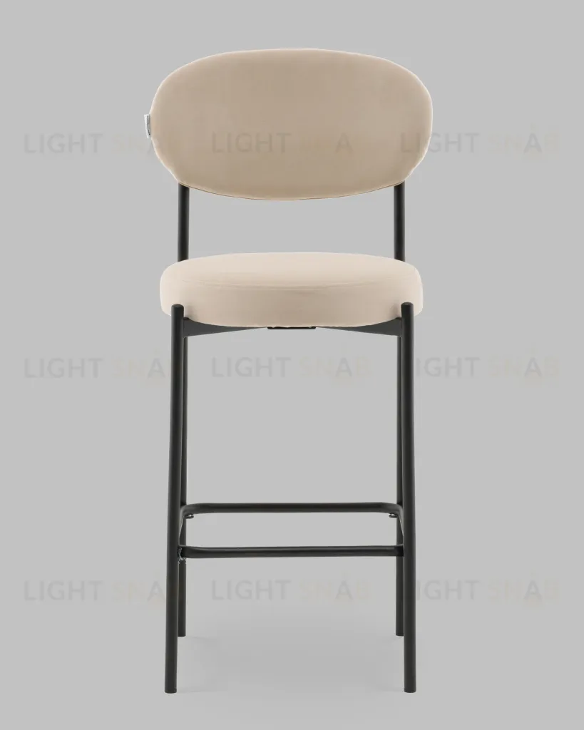 Стул Полубарный Бриф DD велюр бежевый УТ000041512