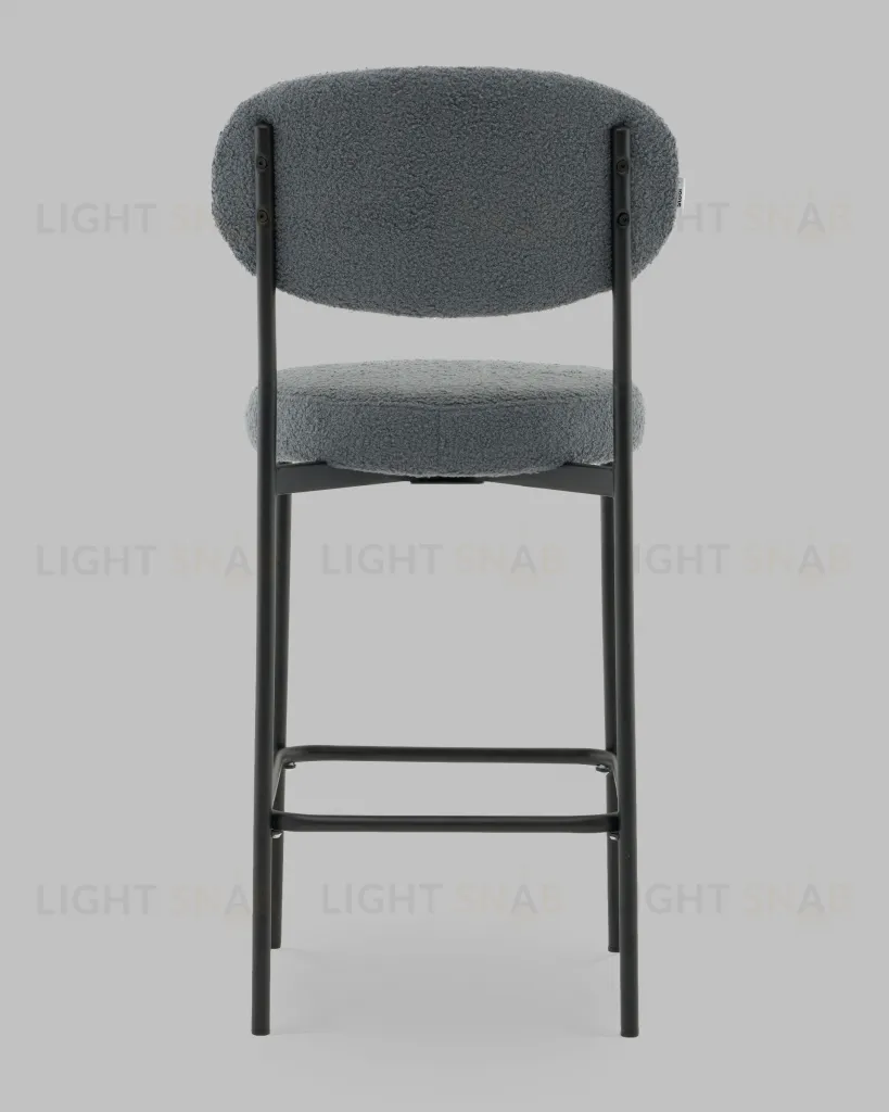 Стул полубарный Бриф DD букле темно-серый УТ000041506