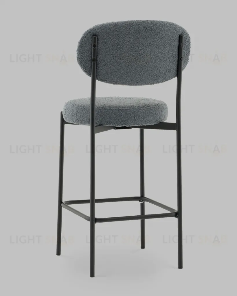 Стул полубарный Бриф DD букле темно-серый УТ000041506