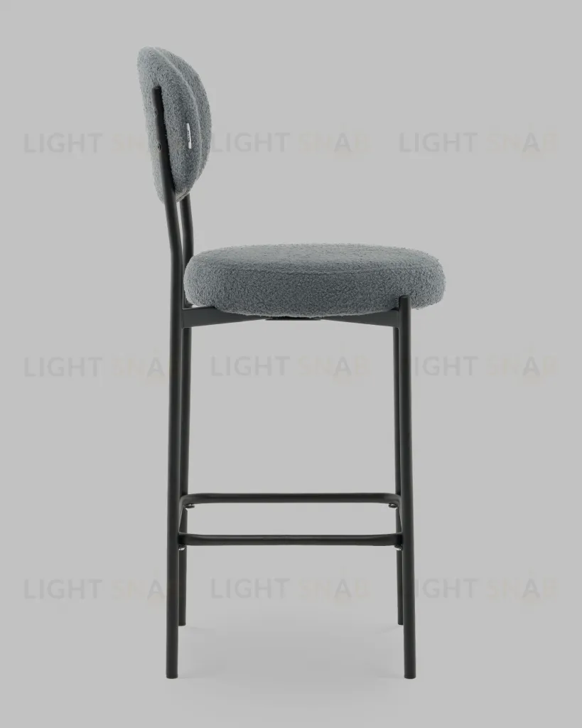Стул полубарный Бриф DD букле темно-серый УТ000041506