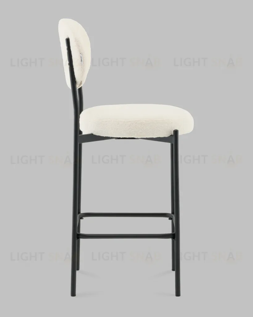 Стул полубарный Бриф DD букле молочный УТ000041504