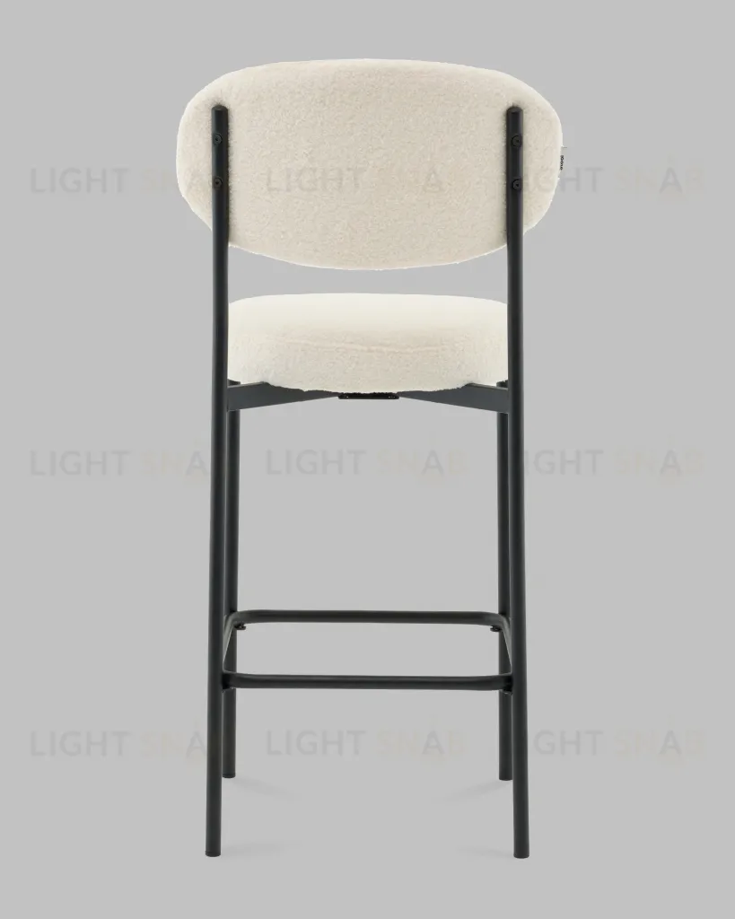 Стул полубарный Бриф DD букле молочный УТ000041504