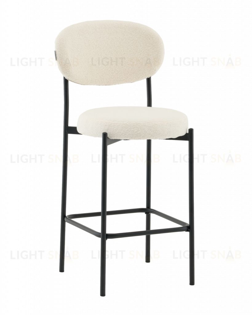 Стул полубарный Бриф DD букле молочный УТ000041504