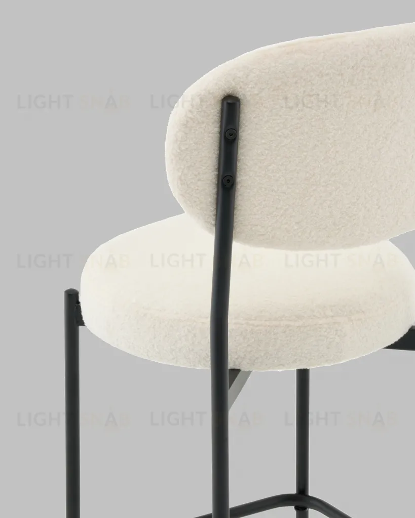 Стул полубарный Бриф DD букле молочный УТ000041504