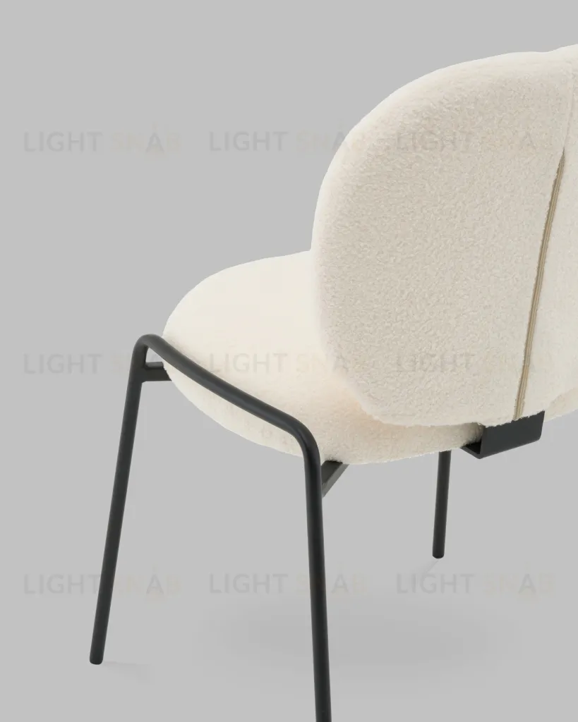 Стул Моллек букле молочный УТ000041520