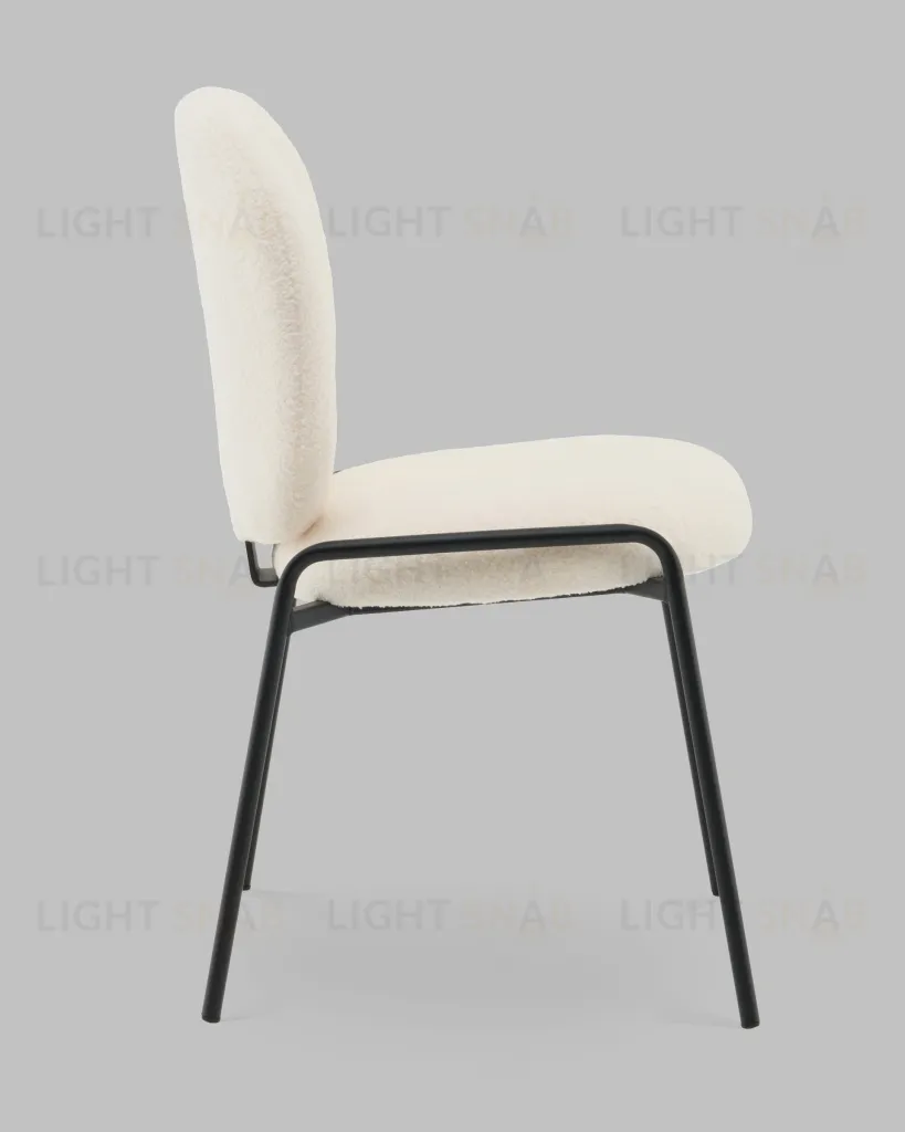 Стул Моллек букле молочный УТ000041520