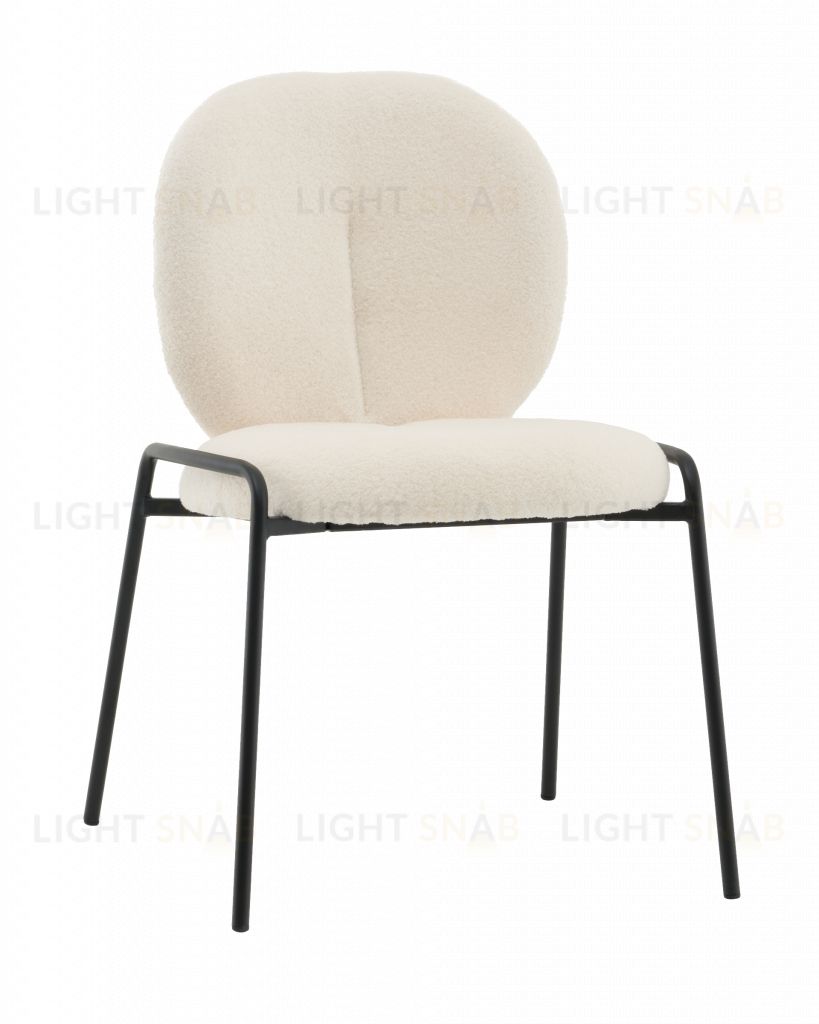 Стул Моллек букле молочный УТ000041520