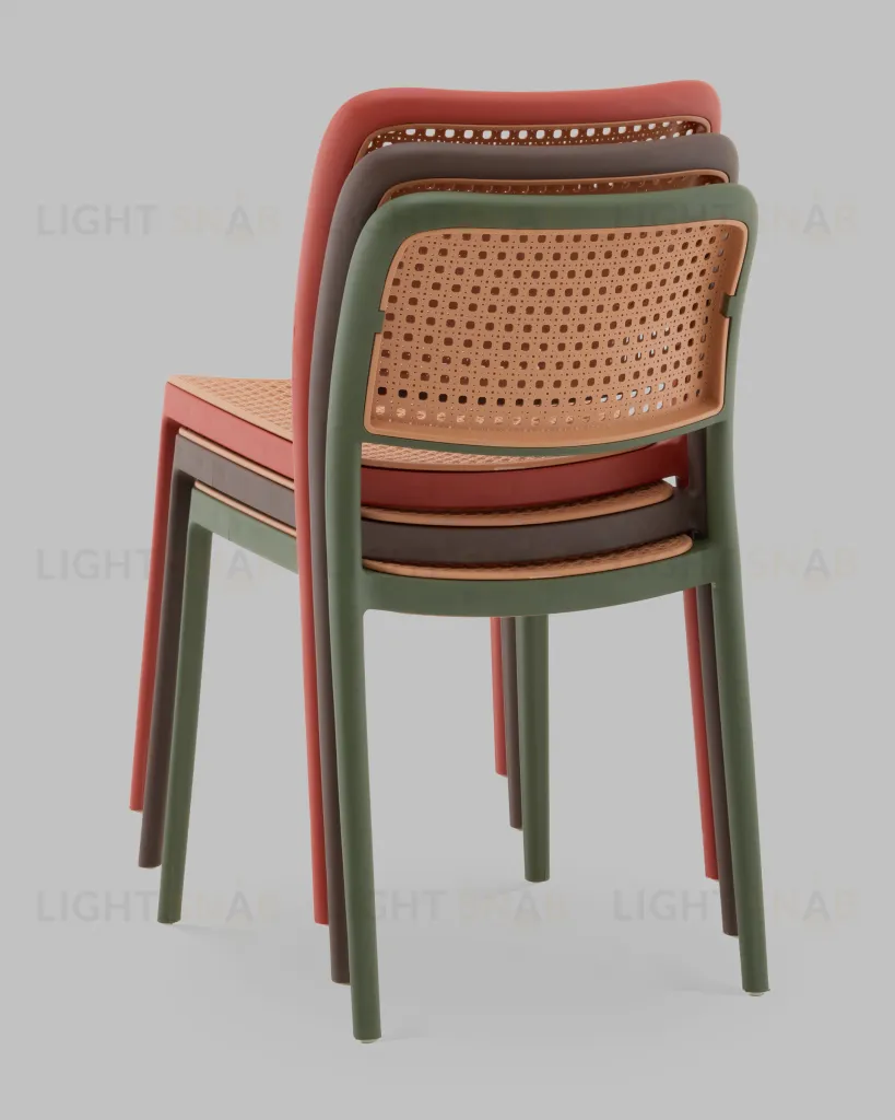 Стул Yona пластиковый красный УТ000040841