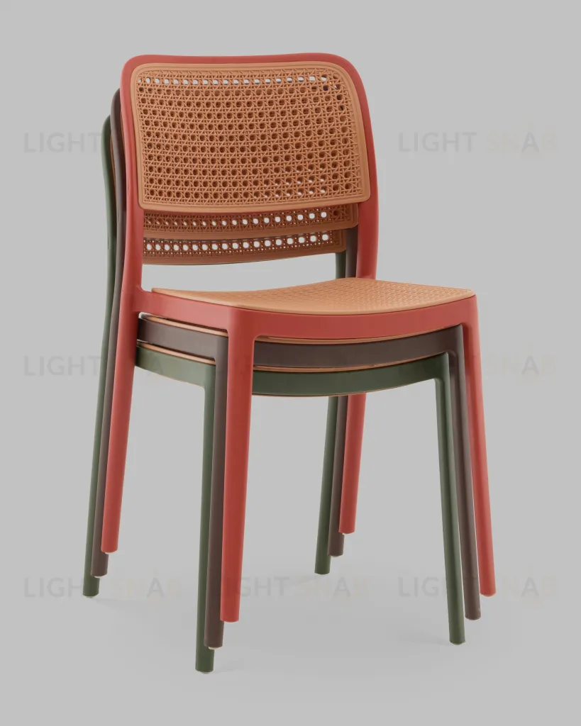 Стул Yona пластиковый коричневый УТ000040840