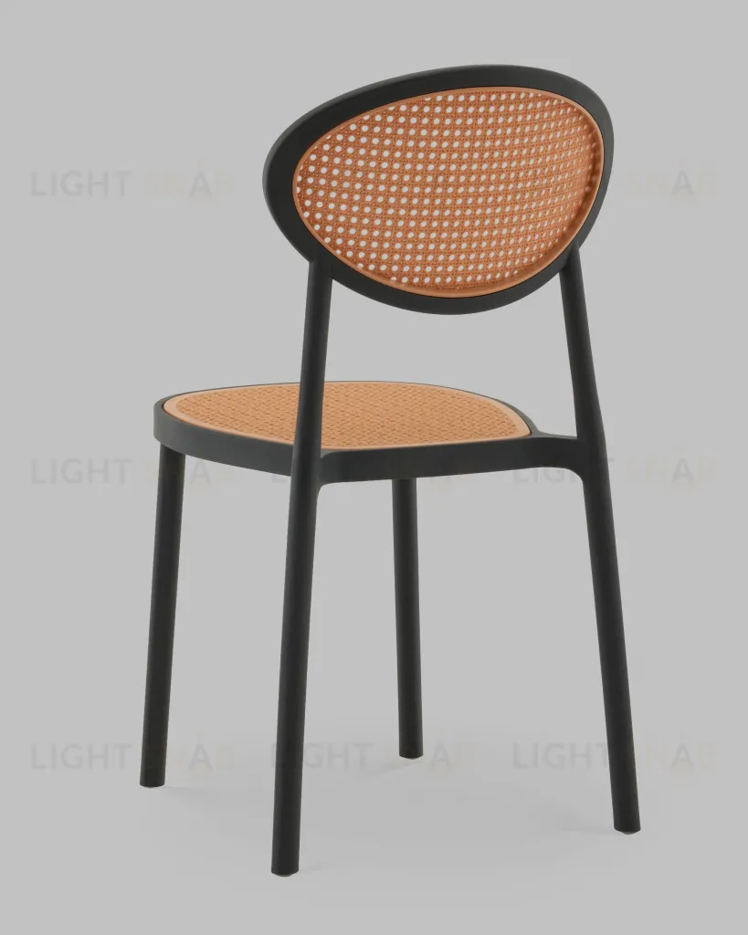 Стул Junie пластиковый чёрный УТ000040846