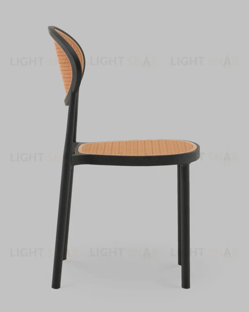 Стул Junie пластиковый чёрный УТ000040846