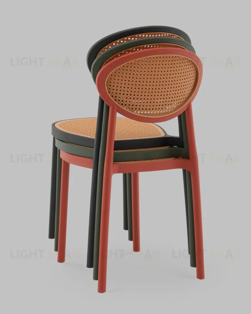 Стул Junie пластиковый красный УТ000040847