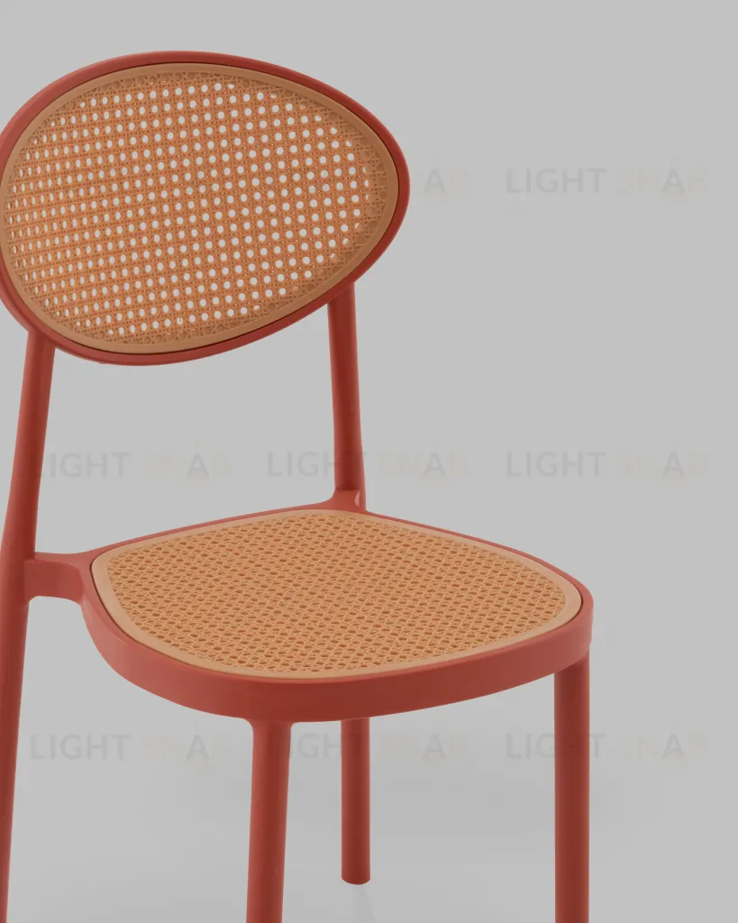 Стул Junie пластиковый красный УТ000040847