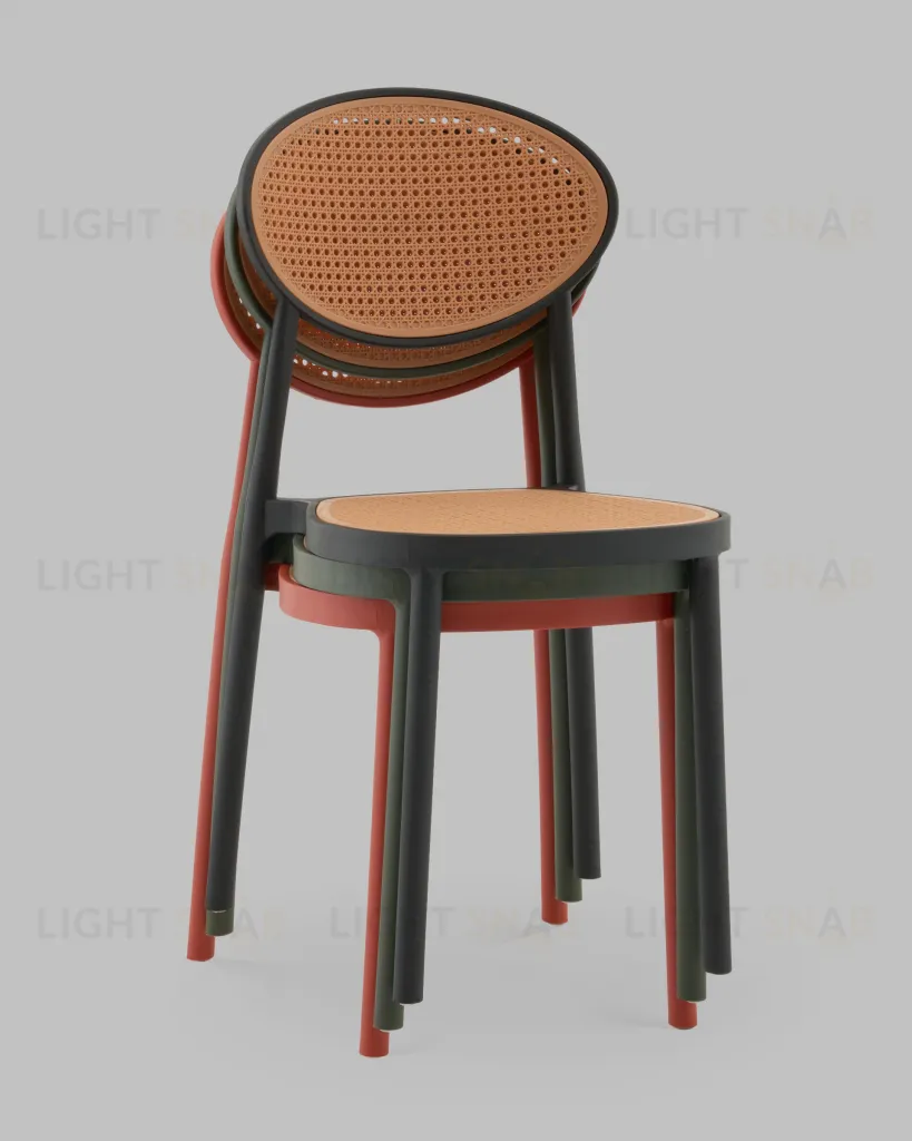 Стул Junie пластиковый зелёный УТ000040848