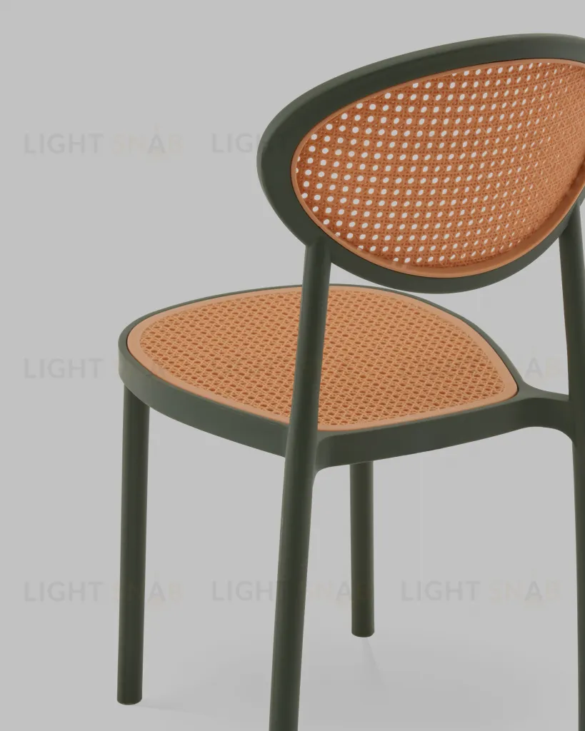 Стул Junie пластиковый зелёный УТ000040848