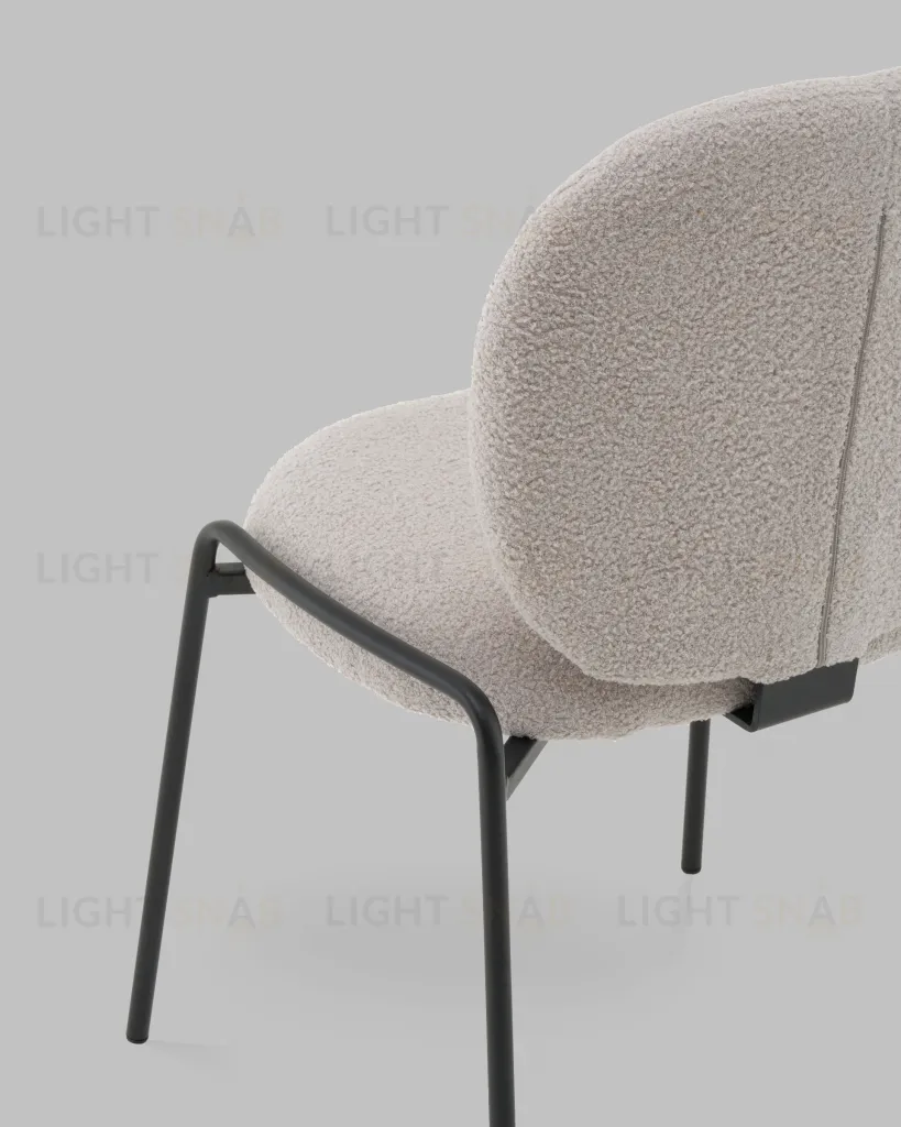 Стул Моллек букле светло-серый УТ000041521