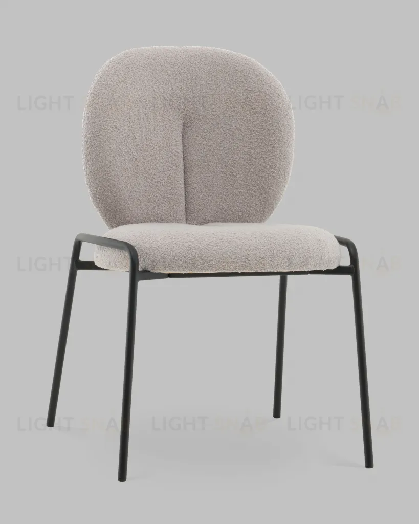 Стул Моллек букле светло-серый УТ000041521