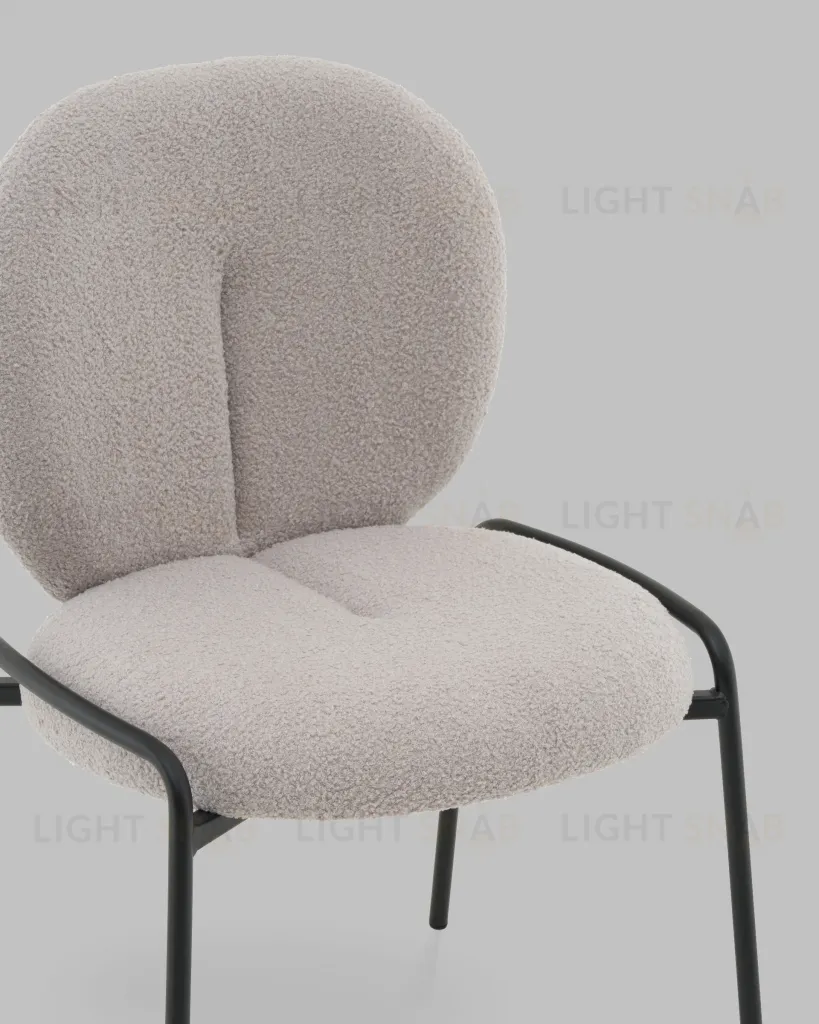 Стул Моллек букле светло-серый УТ000041521