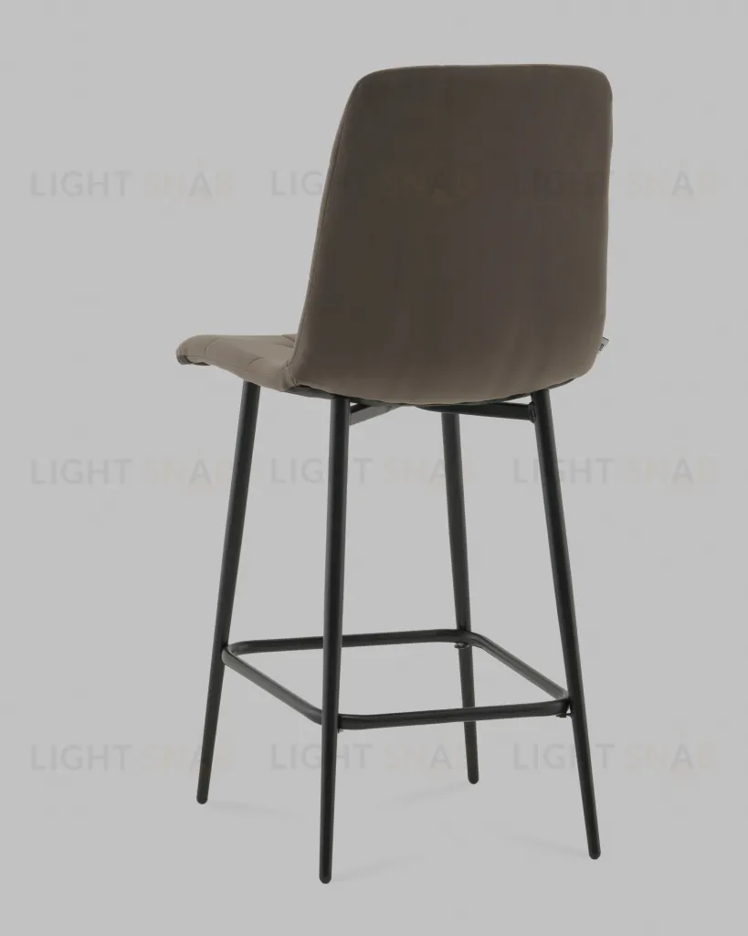 Стул полубарный Одди велюр темно-серый УТ000041435