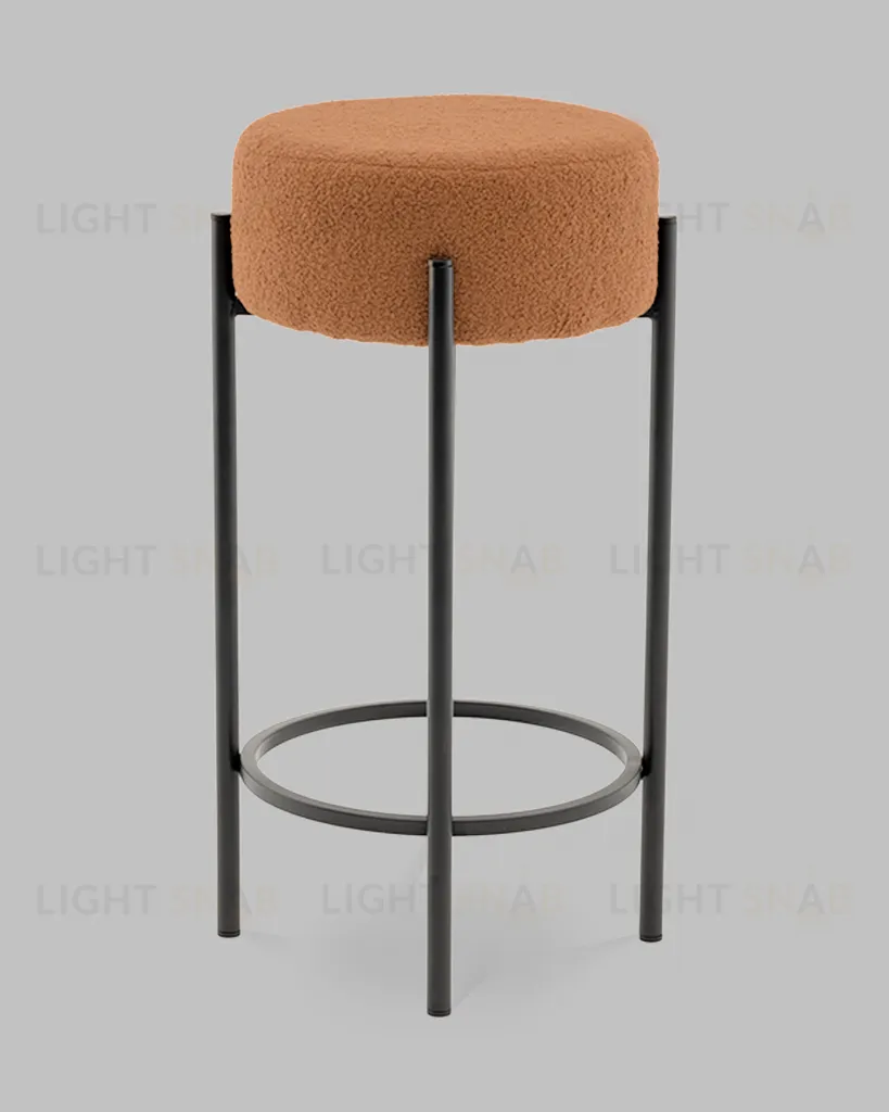 Стул барный Беккет букле терракотовый УТ000041575